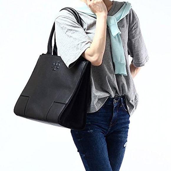 NEW Tory Burch leather Business Large Tote Bag - Picture 8 of 8